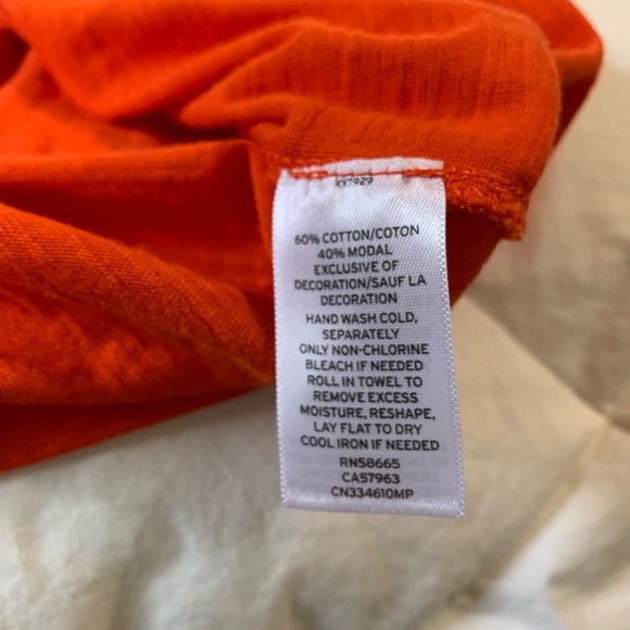 Caslon petite XS orange tank style top - Picture 4 of 4